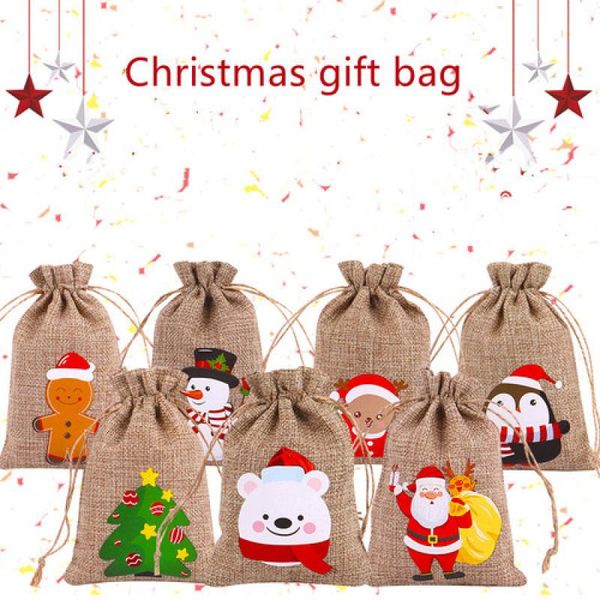 gift wrap 1pc christmas drawstring pouch cotton linen packaging bags for jewelry candy storage sack burlap bag
gift wrap 1pc christmas drawstring pouch cotton linen packaging bags for jewelry candy storage sack burlap bag