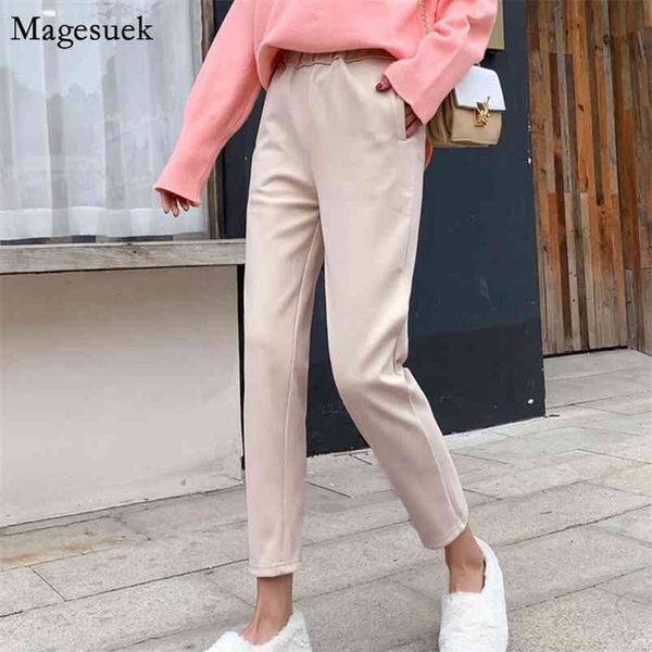 autumn winter woolen high waist pants women loose straight casual harem pockets solid warm trousers 11884 210512, Black;white
autumn winter woolen high waist pants women loose straight casual harem pockets solid warm trousers 11884 210512, Black;white