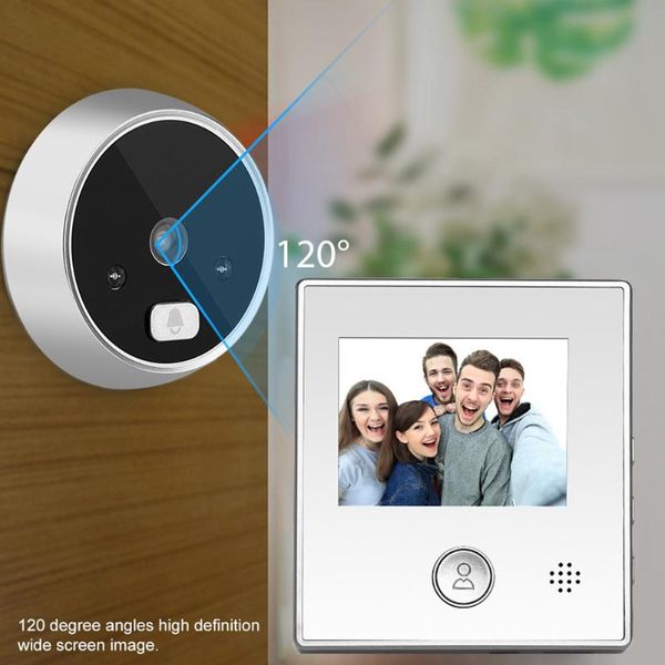 doorbells 2.8 inch lcd color screen digital doorbell 120 degree door eye electronic peephole camera viewer smart bell
doorbells 2.8 inch lcd color screen digital doorbell 120 degree door eye electronic peephole camera viewer smart bell