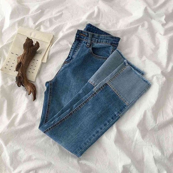 women's pants & capris korobov fashion streetwear high waist korean hit color patchwork wide leg summer pockets denim trousers 72xb, Black;white
women's pants & capris korobov fashion streetwear high waist korean hit color patchwork wide leg summer pockets denim trousers 72xb, Black;white