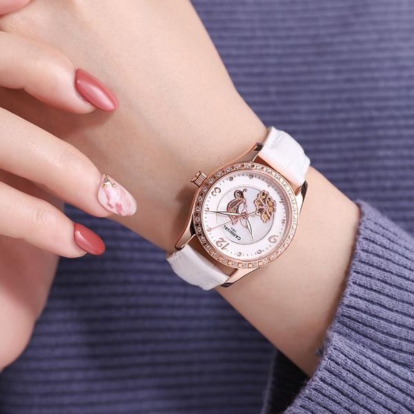 wristwatches carnival mechanical watch women rhinestone dress genuine leather strap watches lady relogio white reloj saat, Slivery;brown
wristwatches carnival mechanical watch women rhinestone dress genuine leather strap watches lady relogio white reloj saat, Slivery;brown