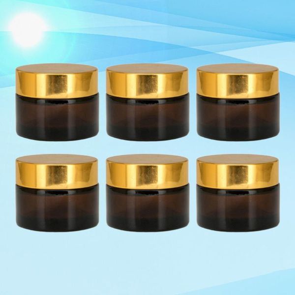 storage bottles & jars 6pcs empty makeup glass subpackaging bottle cream cosmetics holder black (30g brown and golden li
storage bottles & jars 6pcs empty makeup glass subpackaging bottle cream cosmetics holder black (30g brown and golden li