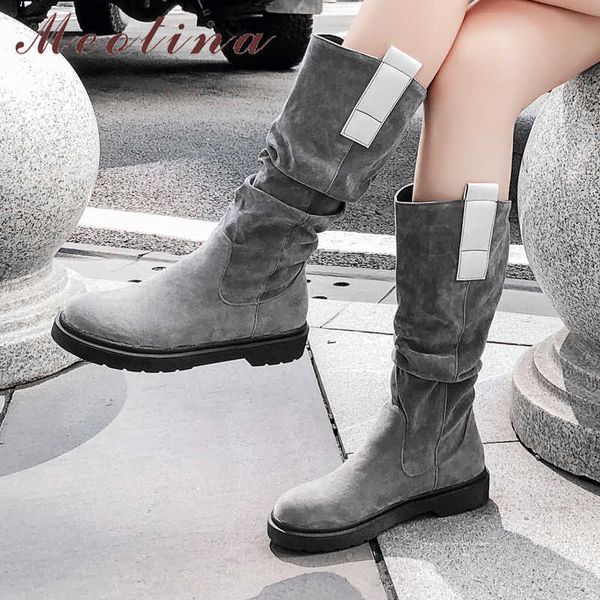 meotina autumn knee high boots women boots pleated flat long boots fashion slip on round toe shoes female winter plus size 34-43 210608, Black
meotina autumn knee high boots women boots pleated flat long boots fashion slip on round toe shoes female winter plus size 34-43 210608, Black