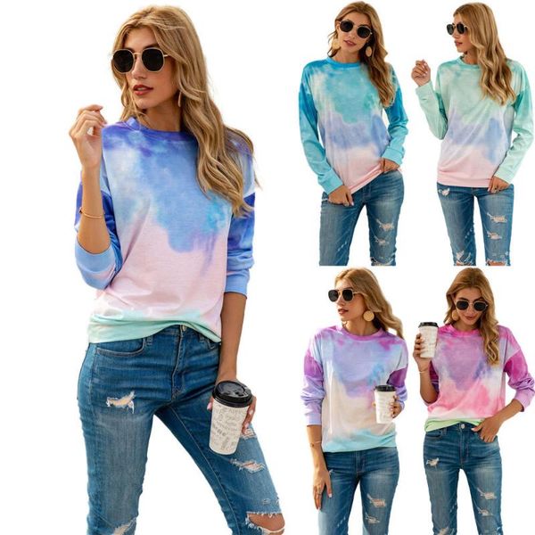 women's hoodies & sweatshirts round neck casual plus size tie-dye clothes, autumn and winter printing long-sleeved pullover sports loos, Black
women's hoodies & sweatshirts round neck casual plus size tie-dye clothes, autumn and winter printing long-sleeved pullover sports loos, Black