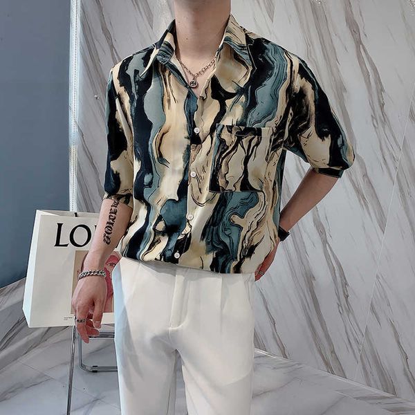 hawaiian shirt men summer short sleeve loose casual shirt streetwear hip hop harajuku male clothes camisas para hombre 210527, White;black
hawaiian shirt men summer short sleeve loose casual shirt streetwear hip hop harajuku male clothes camisas para hombre 210527, White;black