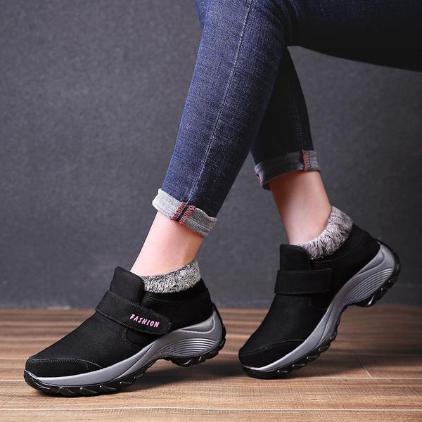 boots 2021 winter women snow fashion warm push platform ankle female high wedge waterproof shoes woman, Black
boots 2021 winter women snow fashion warm push platform ankle female high wedge waterproof shoes woman, Black