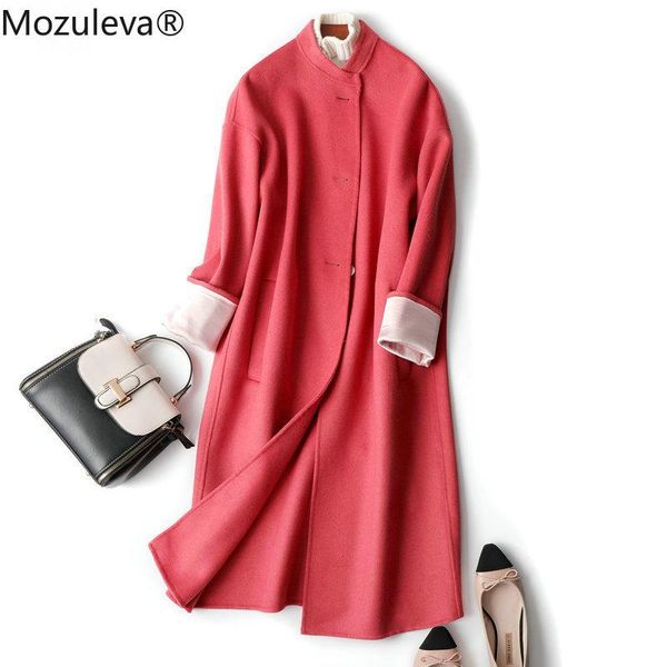 women's wool & blends mozuleva double side cashmere coat women autumn winter japanese style loose long woolen solid outwear trench, Black
women's wool & blends mozuleva double side cashmere coat women autumn winter japanese style loose long woolen solid outwear trench, Black