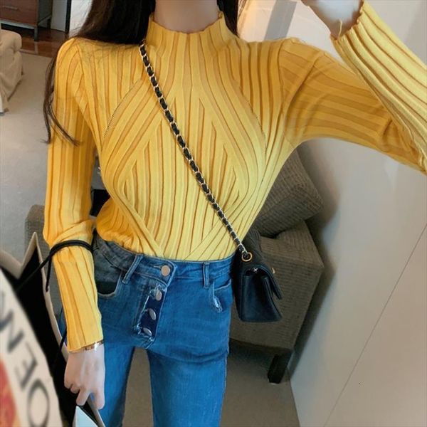 autumn winter women slim womens sweaters casual half high collar bottom long sleeve pullovers, White;black
autumn winter women slim womens sweaters casual half high collar bottom long sleeve pullovers, White;black