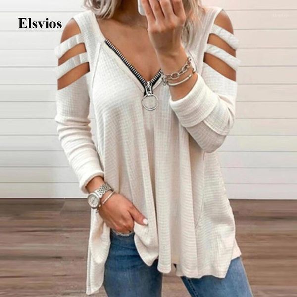 women's blouses & shirts 2021 spring elegant solid zip v neck blouse women casual long sleeve vintage lady hollow out loose blusa swea, White
women's blouses & shirts 2021 spring elegant solid zip v neck blouse women casual long sleeve vintage lady hollow out loose blusa swea, White