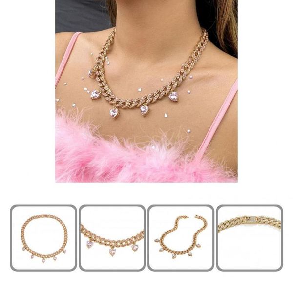 chokers pendant necklace cuban chain stylish shiny punk style long lasting, Golden;silver
chokers pendant necklace cuban chain stylish shiny punk style long lasting, Golden;silver