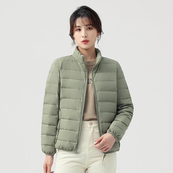 women's jackets jacket fashion stand collar white duck down lightweight seamless short coat in autumn and winter, Black;brown
women's jackets jacket fashion stand collar white duck down lightweight seamless short coat in autumn and winter, Black;brown