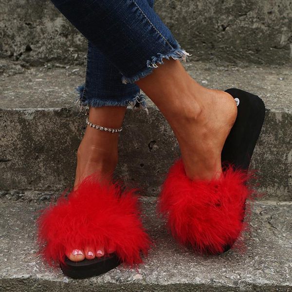 slippers women shoes girls furry flip-flops wedge platform home fashionable indoor gome slipper, Black
slippers women shoes girls furry flip-flops wedge platform home fashionable indoor gome slipper, Black