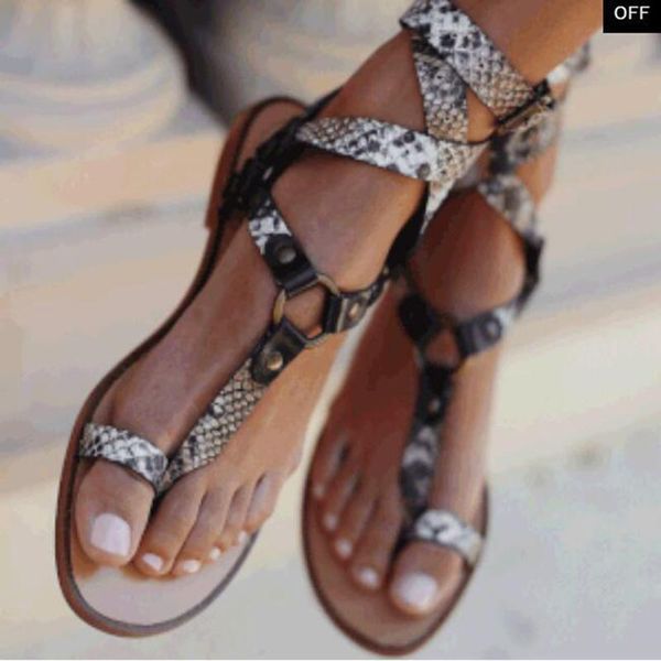womens casual flat shoes roman sandals female summer metal snake pattern belt buckle open toe thong gladiator, Black
womens casual flat shoes roman sandals female summer metal snake pattern belt buckle open toe thong gladiator, Black