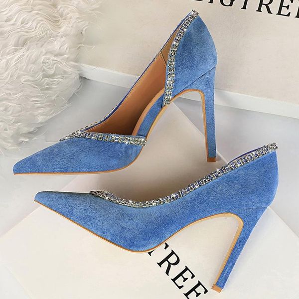 dress shoes bigtree suede woman pumps 2021 rhinestone wedding stiletto heels 8cm 10cm women heeled, Black
dress shoes bigtree suede woman pumps 2021 rhinestone wedding stiletto heels 8cm 10cm women heeled, Black