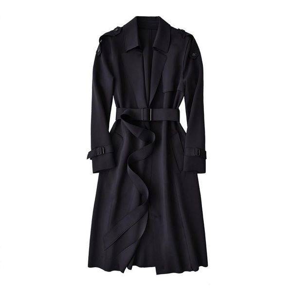 women's trench coats shuchan women fashion windbreaker 51% cotton office lady belt long spring/autumn adjustable waist, Tan;black
women's trench coats shuchan women fashion windbreaker 51% cotton office lady belt long spring/autumn adjustable waist, Tan;black