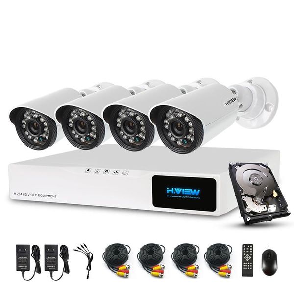 h.view 720p video surveillance system 4ch cctv security kit 4pcs ir weatherproof outdoor camera with 1tb hdd systems
h.view 720p video surveillance system 4ch cctv security kit 4pcs ir weatherproof outdoor camera with 1tb hdd systems