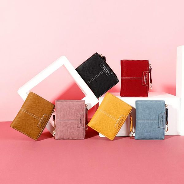 wallets fashion women's lady mini wallet pu leather portable solid id holder purse, Red;black
wallets fashion women's lady mini wallet pu leather portable solid id holder purse, Red;black