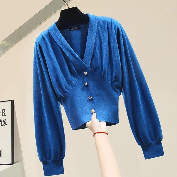 lantern sleeve short base pullover knitwear sweater 2021 women's loose knit shirt office lady jumper woman sweaters, White;black
lantern sleeve short base pullover knitwear sweater 2021 women's loose knit shirt office lady jumper woman sweaters, White;black