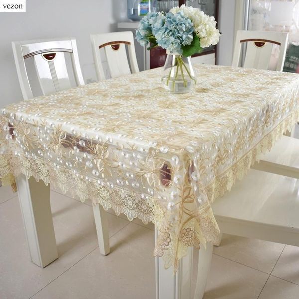 table cloth vezon elegant europe polyester sheer lace tablecloth wedding home organza linen textile decoration towels
table cloth vezon elegant europe polyester sheer lace tablecloth wedding home organza linen textile decoration towels