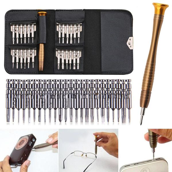 style pocket black leather bag 25 in 1 screwdriver set mobile phone repair hand tools for watch tablet pc computer cell repairing
style pocket black leather bag 25 in 1 screwdriver set mobile phone repair hand tools for watch tablet pc computer cell repairing