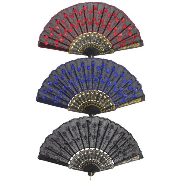 other home decor 3pcs stage folding fans art craft gifts decorations (black, red, dark blue)
other home decor 3pcs stage folding fans art craft gifts decorations (black, red, dark blue)