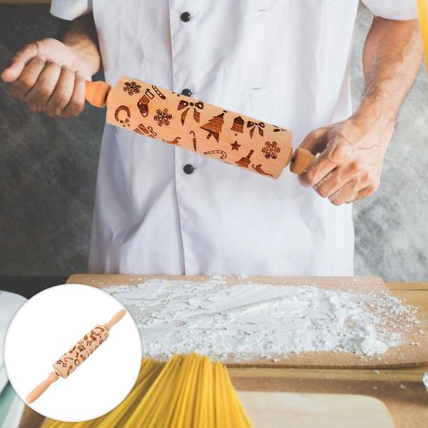 rolling pins & pastry boards 1pc wooden christmas printing pin dough roller kitchen supplies
rolling pins & pastry boards 1pc wooden christmas printing pin dough roller kitchen supplies