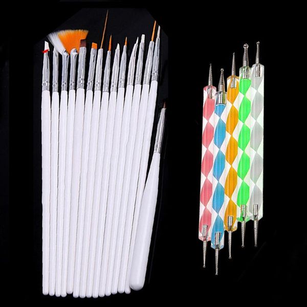 nail art kits pandahall 20pcs one set design dotting painting drawing polish brush pen tools
nail art kits pandahall 20pcs one set design dotting painting drawing polish brush pen tools
