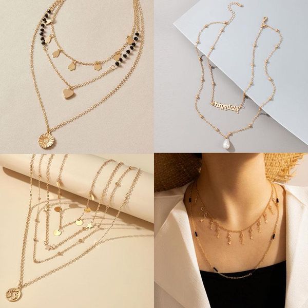 chokers bohemian moon pendant necklace for women gold color multilayer shiny rhinestone bead party jewelry accessories collar, Golden;silver
chokers bohemian moon pendant necklace for women gold color multilayer shiny rhinestone bead party jewelry accessories collar, Golden;silver