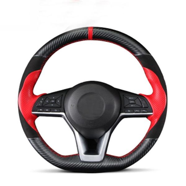 steering wheel covers car pi for 2021 x-trail t32 hand sewing carbon fiber leather decoration cover
steering wheel covers car pi for 2021 x-trail t32 hand sewing carbon fiber leather decoration cover