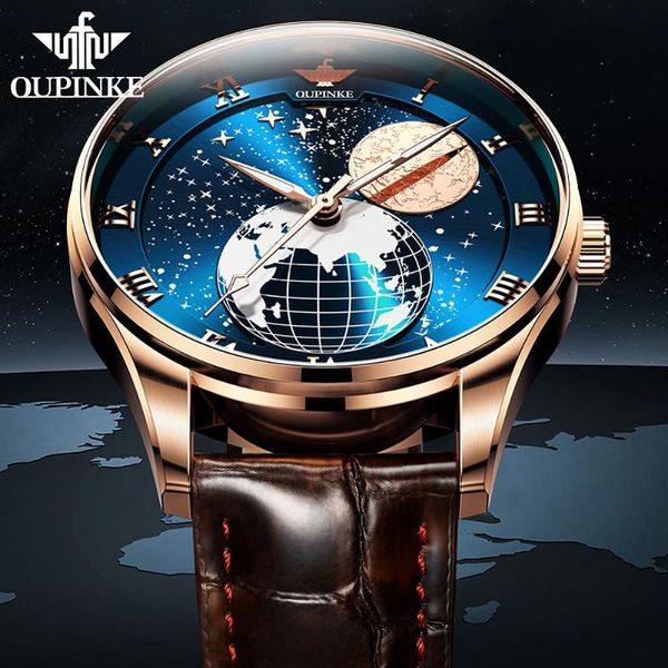 mechanical watch men automatic wrist vintage moon phase leather male gentleman shockproof waterproof wristwatches, Slivery;brown
mechanical watch men automatic wrist vintage moon phase leather male gentleman shockproof waterproof wristwatches, Slivery;brown