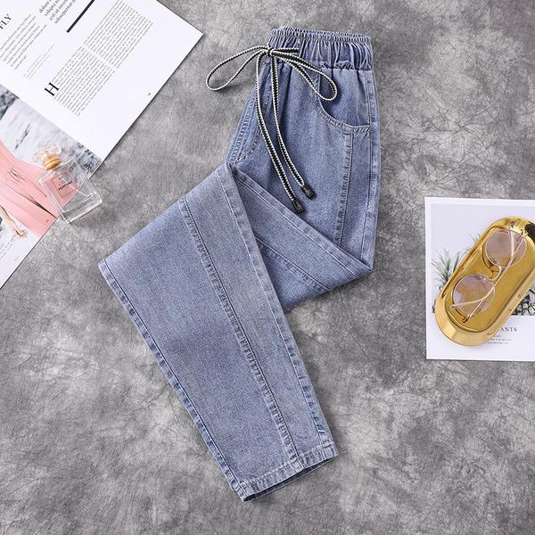 women's jeans plus size 5xl fashion women 2021 summer high waist casual female mom loose tencel denim harem pants trousers wj280, Blue
women's jeans plus size 5xl fashion women 2021 summer high waist casual female mom loose tencel denim harem pants trousers wj280, Blue