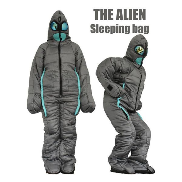 alien wearable sleeping bag camping hiking durable walking zipper portable mummy pouch outdoor bags
alien wearable sleeping bag camping hiking durable walking zipper portable mummy pouch outdoor bags