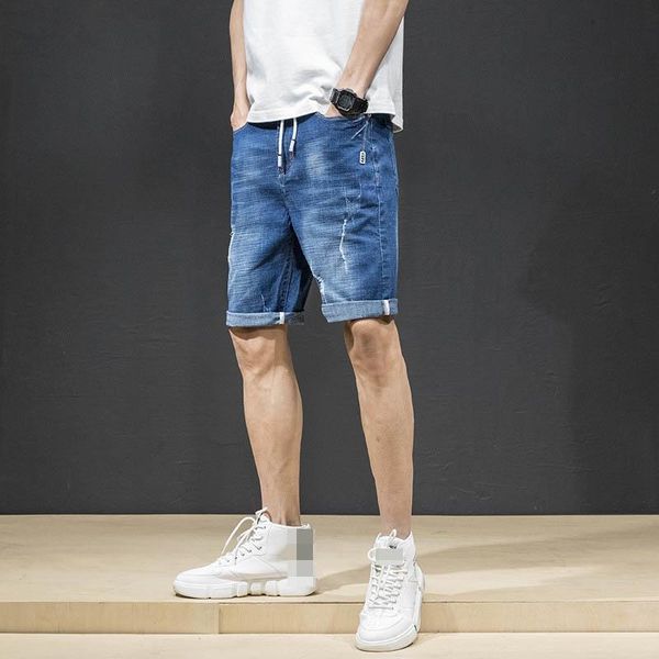 fashion summer male casual cotton denim ruched short pants men's streetwear low waist jeans shorts stretch pant, White;black
fashion summer male casual cotton denim ruched short pants men's streetwear low waist jeans shorts stretch pant, White;black