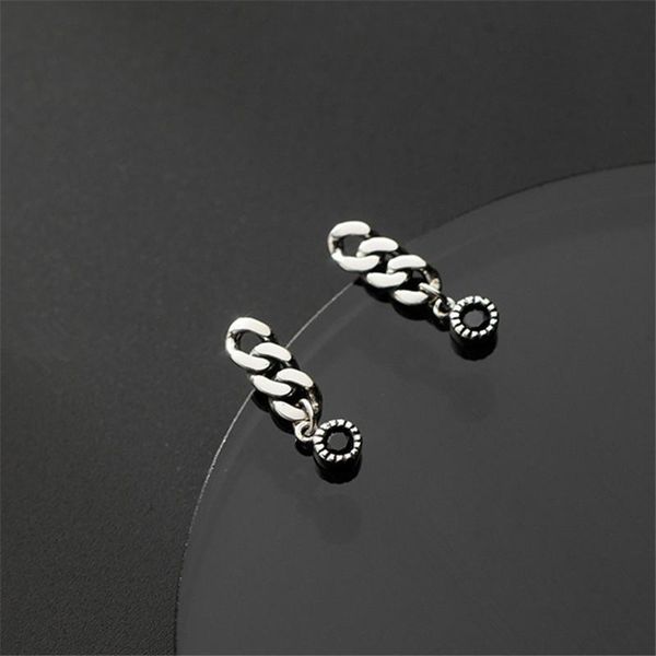 dangle & chandelier arrival 925 sterling silver black enamel round drop earrings for women retro punk thai hollow chain earring
dangle & chandelier arrival 925 sterling silver black enamel round drop earrings for women retro punk thai hollow chain earring
