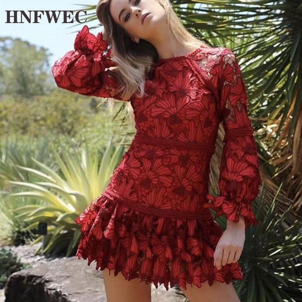 casual dresses 2021 round neck full sleeves water lace embroidery pullover ruffles patchwork mini length dress party vestido v131, Black;gray
casual dresses 2021 round neck full sleeves water lace embroidery pullover ruffles patchwork mini length dress party vestido v131, Black;gray