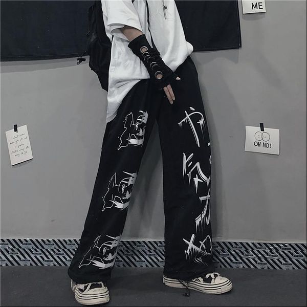 japanese anime sweatpants vintage women pants streetwear oversize wide leg plus size jogging casual trousers mall goth, Black;white
japanese anime sweatpants vintage women pants streetwear oversize wide leg plus size jogging casual trousers mall goth, Black;white