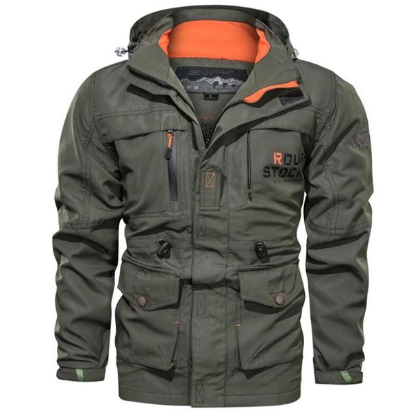men's jackets spring jacket men multi pockets waterproof windbreaker military tactical casual outdoor bomber street raincoat, Black;brown
men's jackets spring jacket men multi pockets waterproof windbreaker military tactical casual outdoor bomber street raincoat, Black;brown
