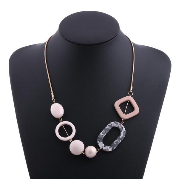 pendant necklaces acetic acid geometric necklace accessories fashion colorful acrylic bead choker chain jewelry charm for women party gift, Silver
pendant necklaces acetic acid geometric necklace accessories fashion colorful acrylic bead choker chain jewelry charm for women party gift, Silver