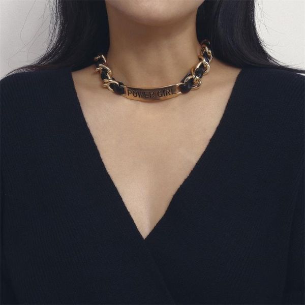 ladies necklace creative alloy clavicle chain women jewelry gift collier femme bijoux statement necklaces chains, Silver
ladies necklace creative alloy clavicle chain women jewelry gift collier femme bijoux statement necklaces chains, Silver