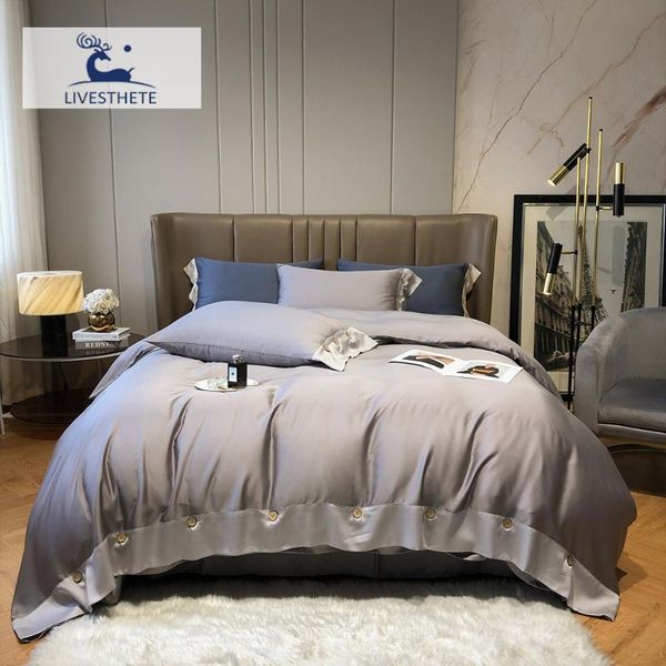liv-esthete noble gray grade 100% silk bedding set healthy silky duvet cover king flat sheet pillowcase bed linen sets
liv-esthete noble gray grade 100% silk bedding set healthy silky duvet cover king flat sheet pillowcase bed linen sets