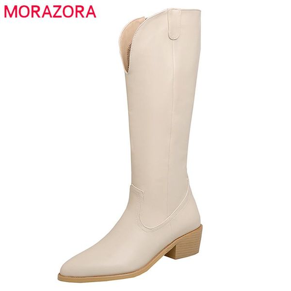 boots morazora 2021 plus size 46 riding women autumn winter thick heels fashion shoes pointed toe zip knee high, Black
boots morazora 2021 plus size 46 riding women autumn winter thick heels fashion shoes pointed toe zip knee high, Black