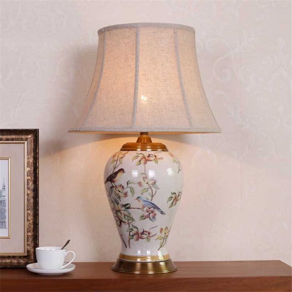 classical european flowers birds large ceramic table lamp foyer bed room parlor porcelain wedding decor desk light 65/76cm d41 lamps
classical european flowers birds large ceramic table lamp foyer bed room parlor porcelain wedding decor desk light 65/76cm d41 lamps