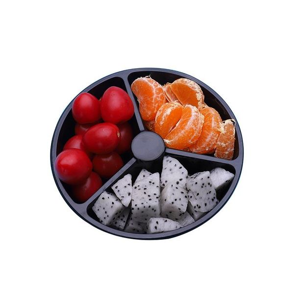 disposable take out containers 280g three grids fruit keep fresh platter plastic box blister packaging transparent compartment container
disposable take out containers 280g three grids fruit keep fresh platter plastic box blister packaging transparent compartment container