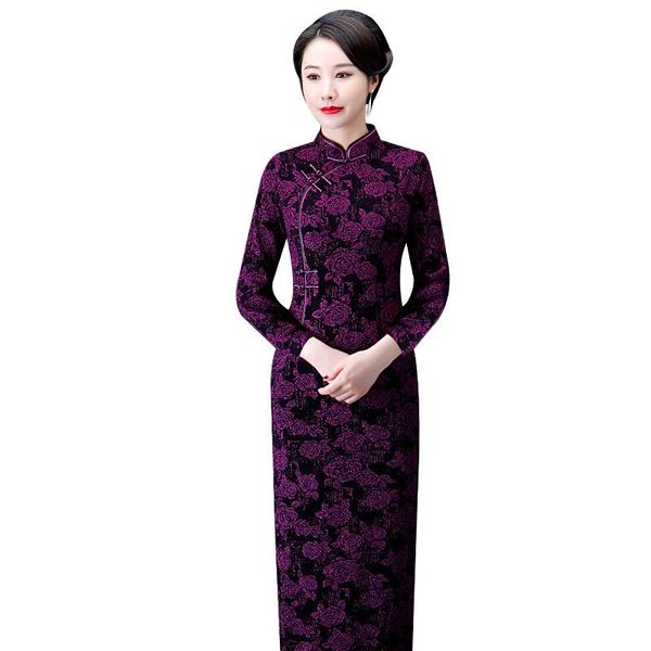 chinese traditional dress long-sleeved cheongsam thickened daily long qipao retro slim and thin dresses for women ethnic clothing, Red
chinese traditional dress long-sleeved cheongsam thickened daily long qipao retro slim and thin dresses for women ethnic clothing, Red