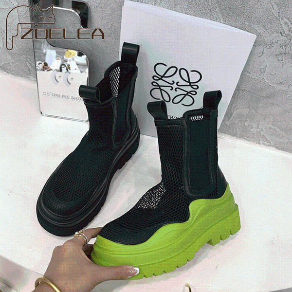 boots zoelea women summer ankle fashion spring mesh hollow breathable thick bottom 6cm platform flat females shoes plus size 40, Black
boots zoelea women summer ankle fashion spring mesh hollow breathable thick bottom 6cm platform flat females shoes plus size 40, Black