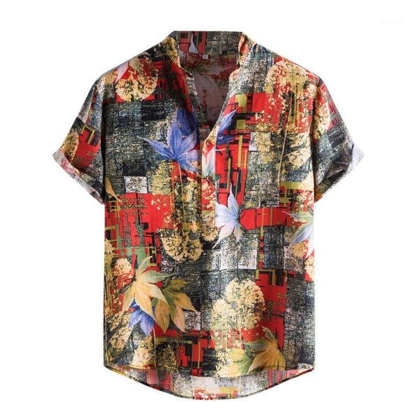 men's casual shirts fashion design print stand collar short sleeve button pullover shirt blouse breathable, White;black
men's casual shirts fashion design print stand collar short sleeve button pullover shirt blouse breathable, White;black