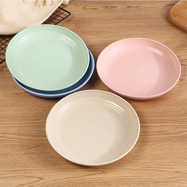 dishes & plates 4pcs 15/17.5/20/22.5/25cm eco-friendly wheat straw dinner bpa microwavable safe biodegradable saucer
dishes & plates 4pcs 15/17.5/20/22.5/25cm eco-friendly wheat straw dinner bpa microwavable safe biodegradable saucer