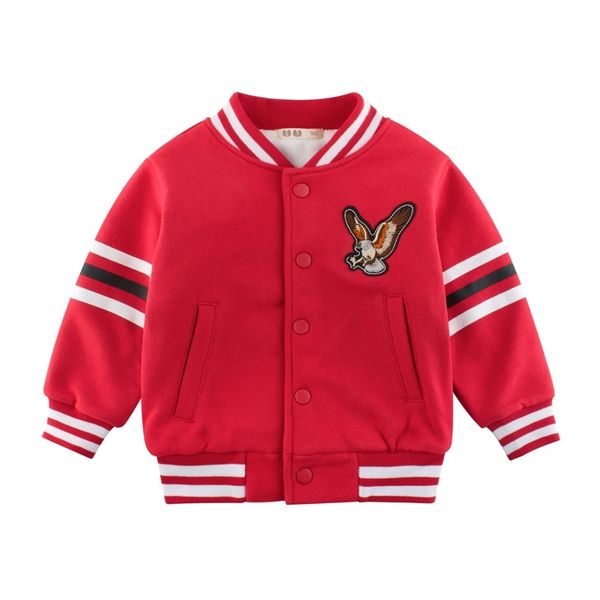 kids boys clothes autumn winter cotton flannel warm boys coat striped eagle casual children boys jacket red black outwear coats 210713, Blue;gray
kids boys clothes autumn winter cotton flannel warm boys coat striped eagle casual children boys jacket red black outwear coats 210713, Blue;gray