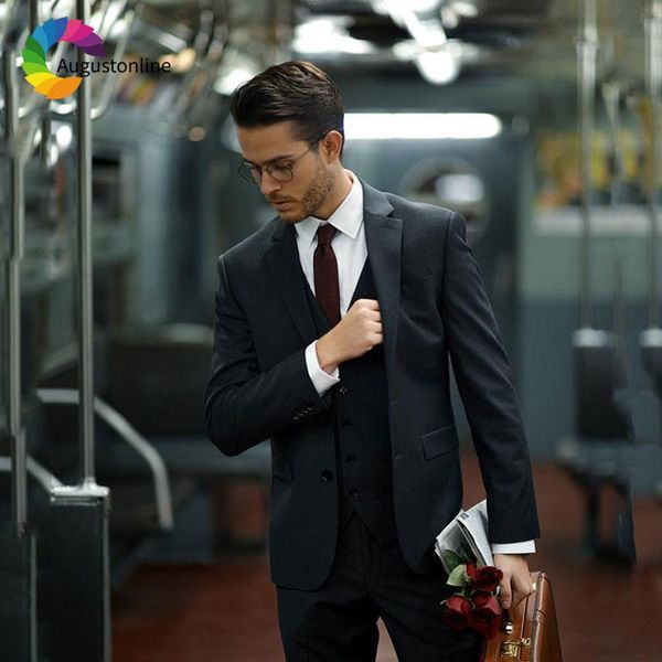 formal charcoal men suits for wedding slim fit groom tuxedos custom made man blazers 3piece jacket pants vest men's &, White;black
formal charcoal men suits for wedding slim fit groom tuxedos custom made man blazers 3piece jacket pants vest men's &, White;black