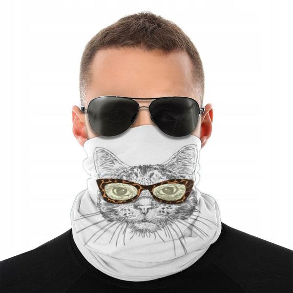 scarves cat with sunglasses neck face mask men women halloween tube scarf balaclava bandana versatility headband biking hiking, Blue;gray
scarves cat with sunglasses neck face mask men women halloween tube scarf balaclava bandana versatility headband biking hiking, Blue;gray